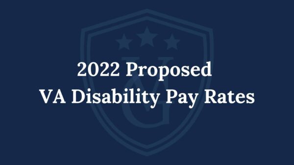 2022 VA Disability Pay Rates