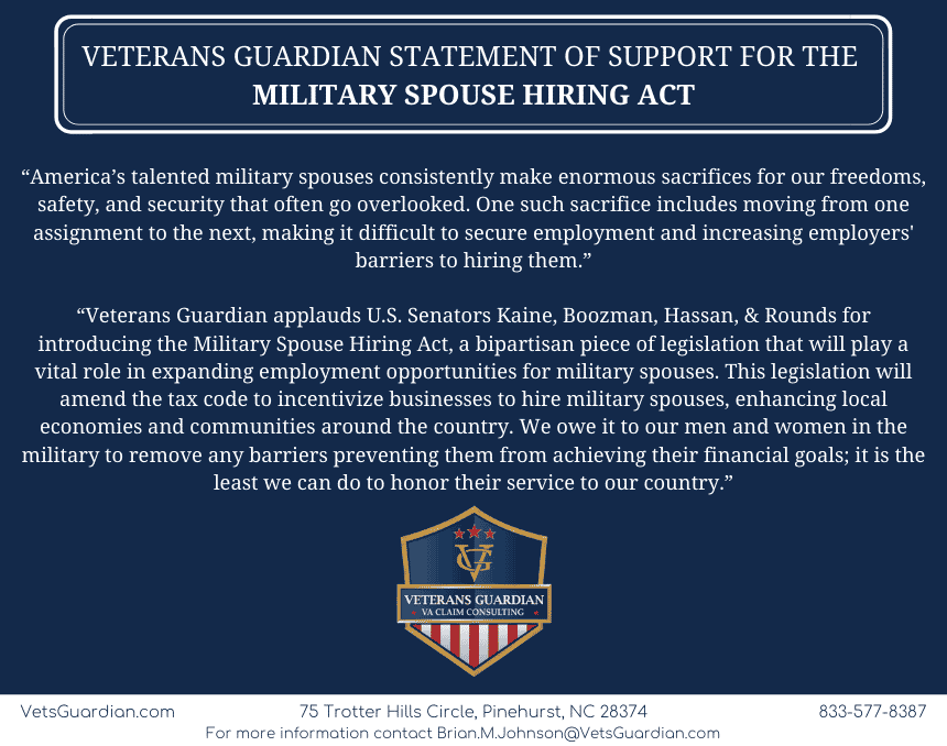 military spouse hiring act statement of support