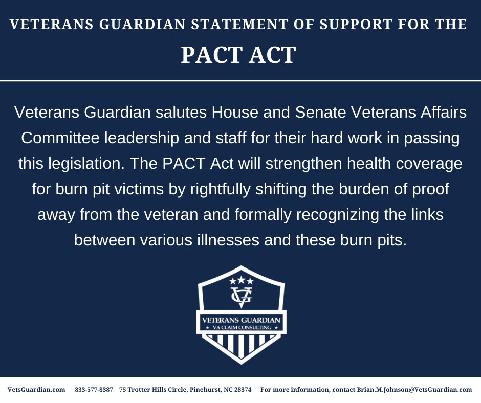 PACT Act Statement of Support