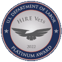 HIREVets Platinum Award 2021-2023