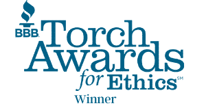 torch awards for ethics winner badge
