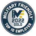 Military Friendly Top 10 Employer 2021-2022