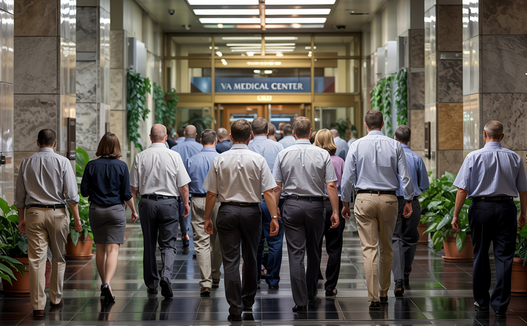 THOUSANDS OF WORKERS LEAVE THE VA AMID A FLOOD OF NEW CASES AND QUOTA DEMANDS