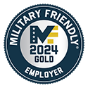 Military Friendly Gold Employer 2024